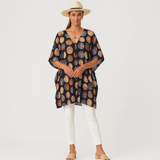 Maya Kaftan Top Tunic Sizes Available AU 14-30