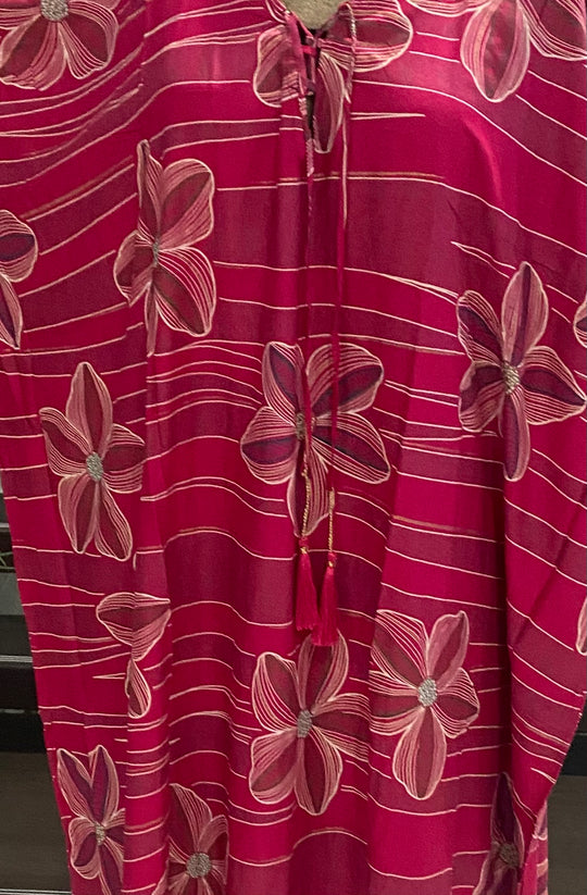 Maya Fuchsia Bloom Bohemian kaftan