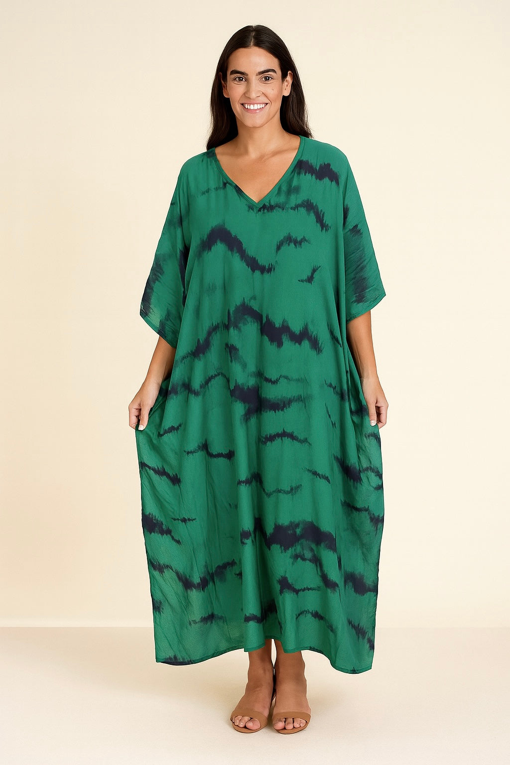 Maya Emerald kaftan dress - Sizes Available AU 14-30