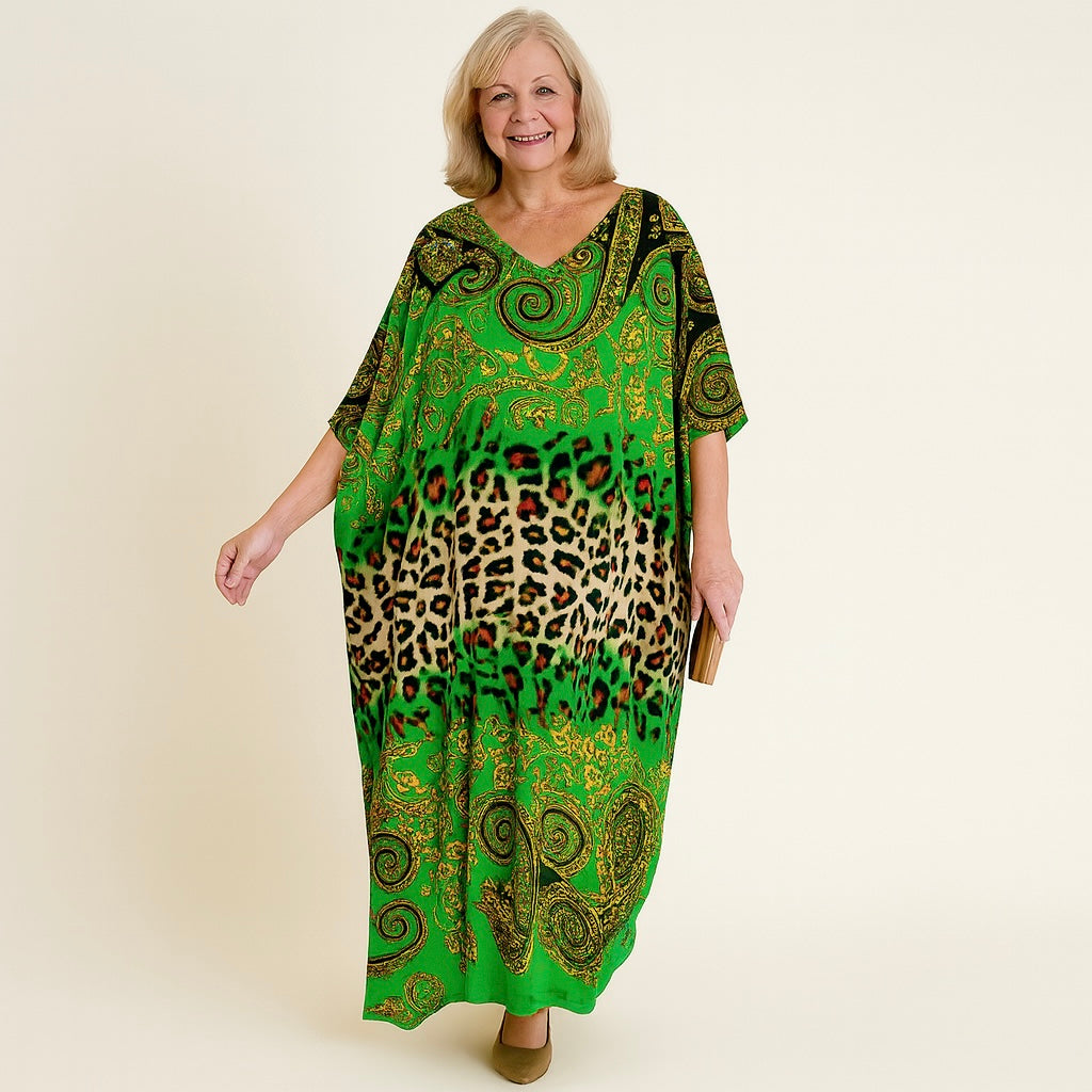 Maya Tropical Boho kaftan - Sizes Available AU 14-30