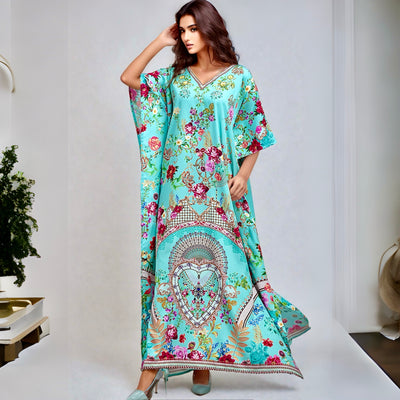 Mia embellished kaftan sizes available - AU 12-26