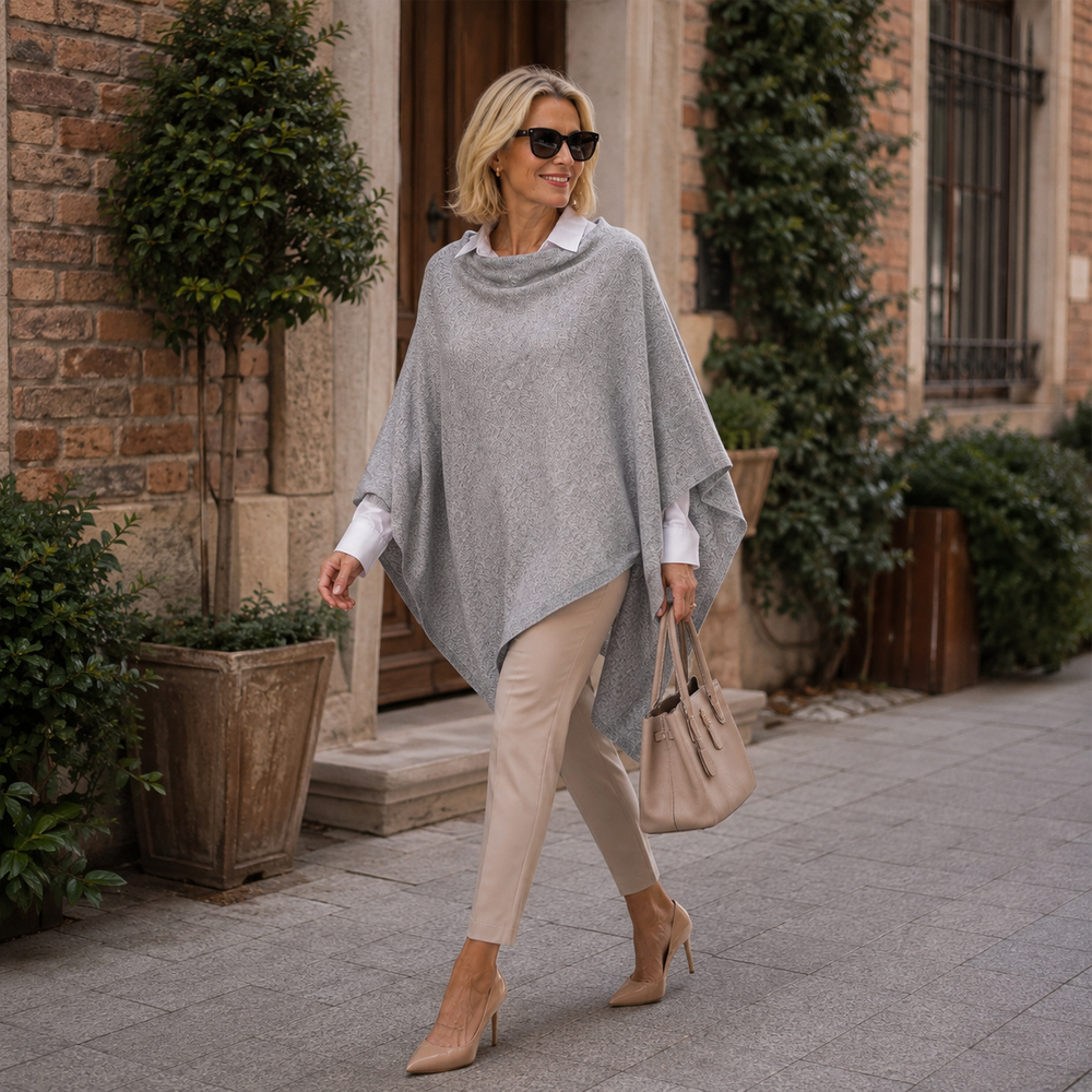 Julian Pure Cashmere Soft & Warm Poncho Size AU 8-18- More colours available