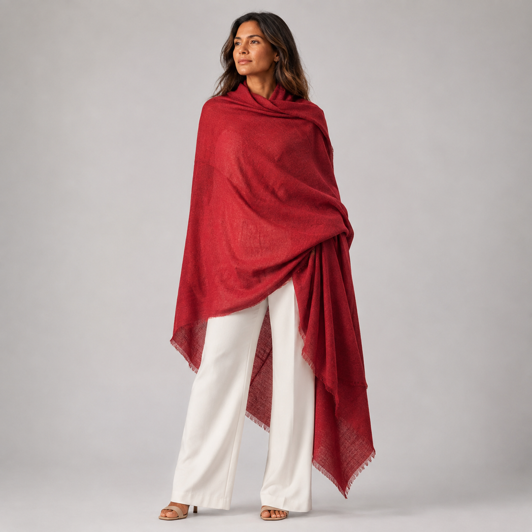Imperial Julian handwoven pure Cashmere Travel Wrap-More Colours Available