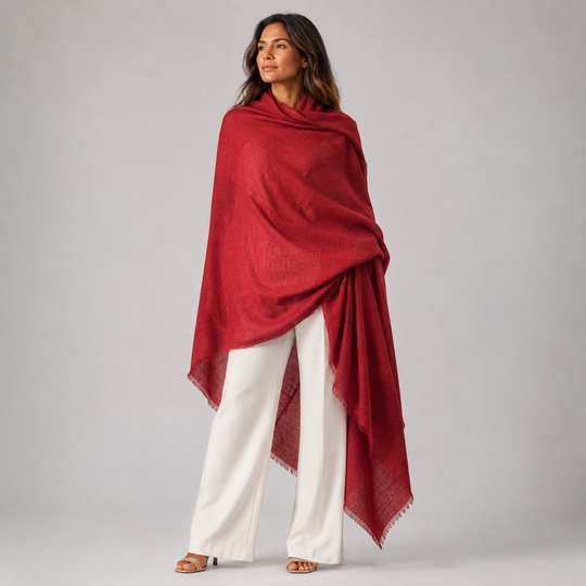 Imperial Julian handwoven pure Cashmere Travel Wrap-More Colours Available