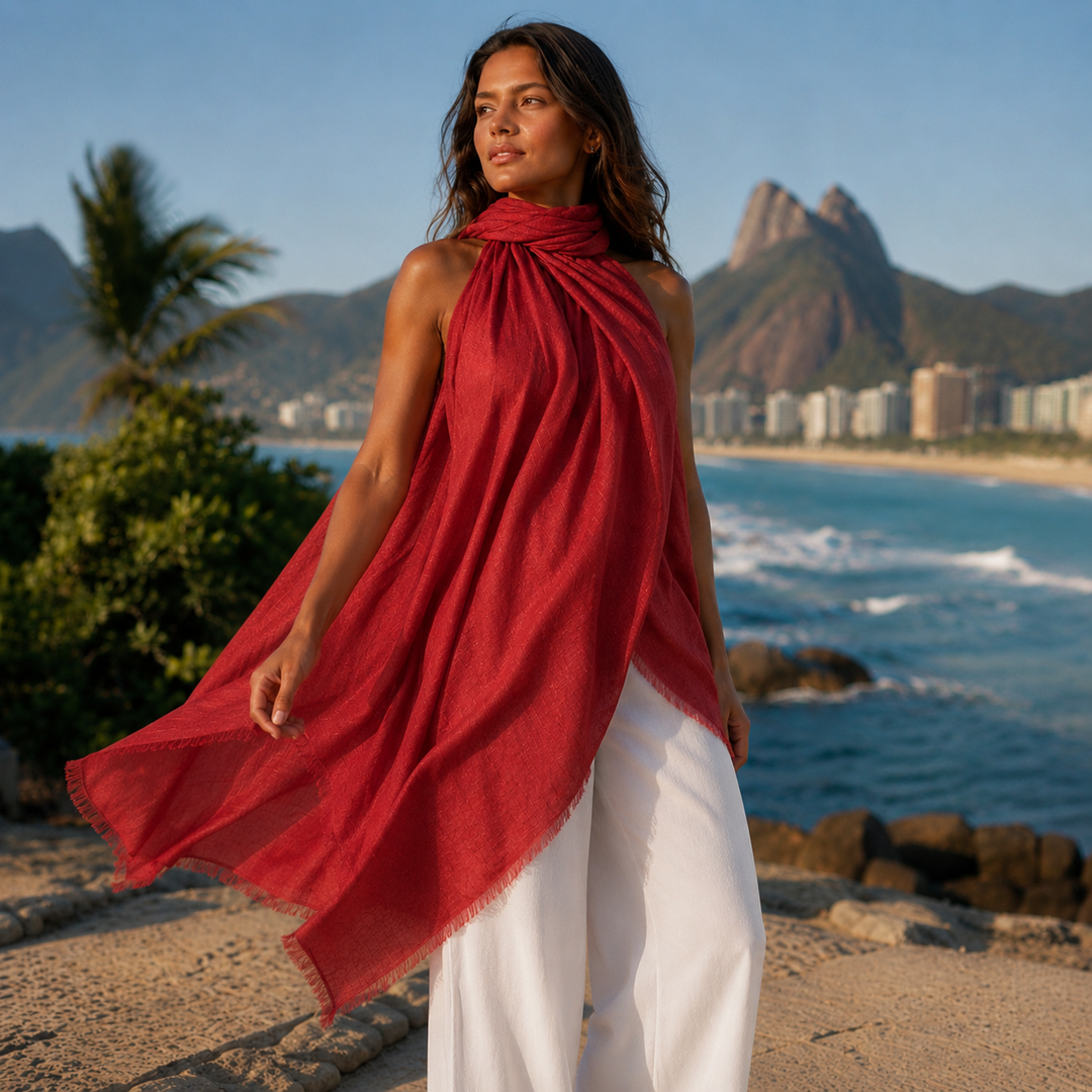 Imperial Julian handwoven pure Cashmere Travel Wrap-More Colours Available