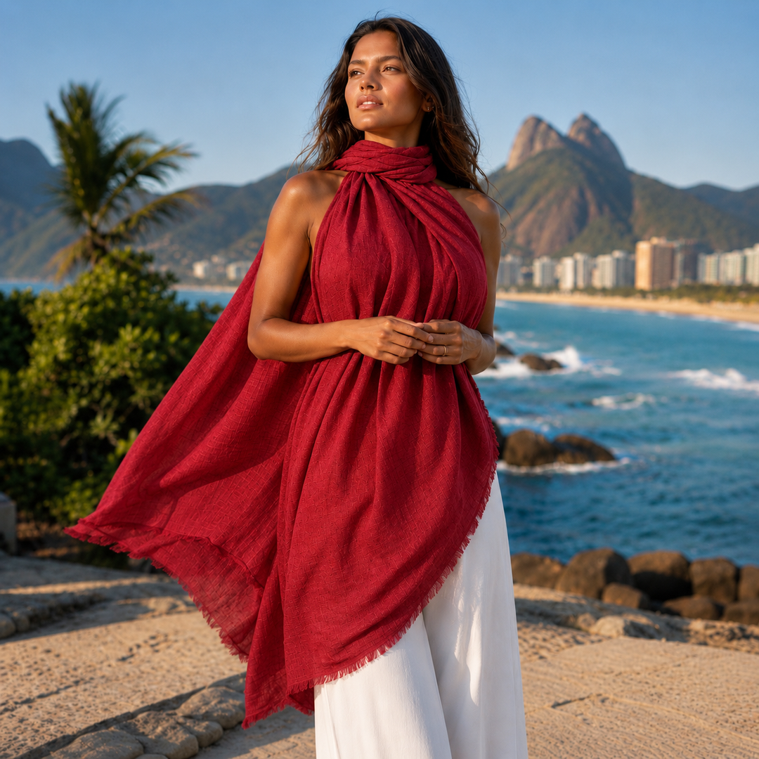 Imperial Julian handwoven pure Cashmere Travel Wrap-More Colours Available