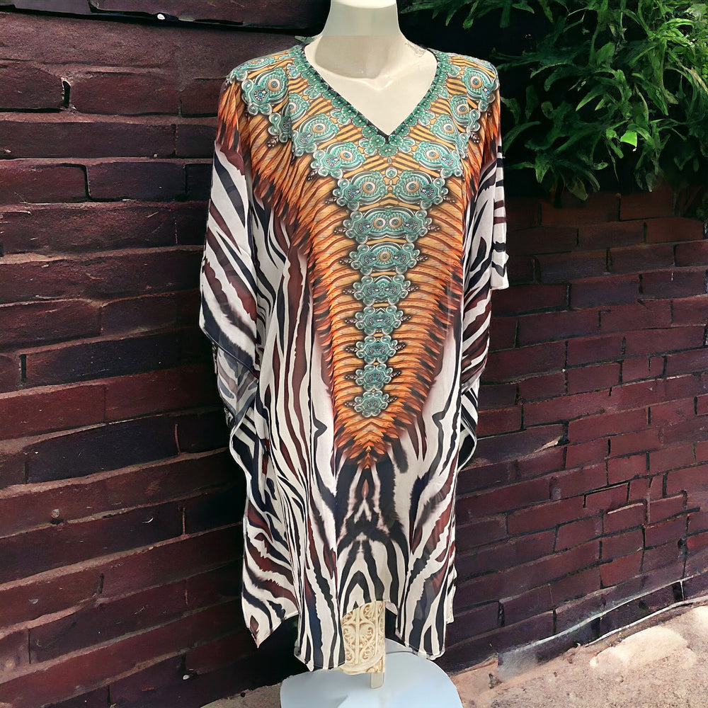 Kyra Tunic Top/Mid length kaftan AU 12-22