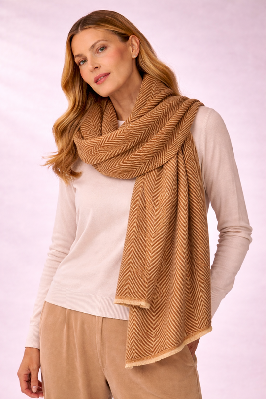 Julian Cashmere Oversized Scarf-More styles available