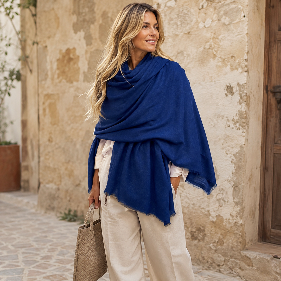 Imperial Julian handwoven pure Cashmere Travel Wrap-More Colours Available