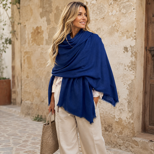 Imperial Julian handwoven pure Cashmere Travel Wrap-More Colours Available