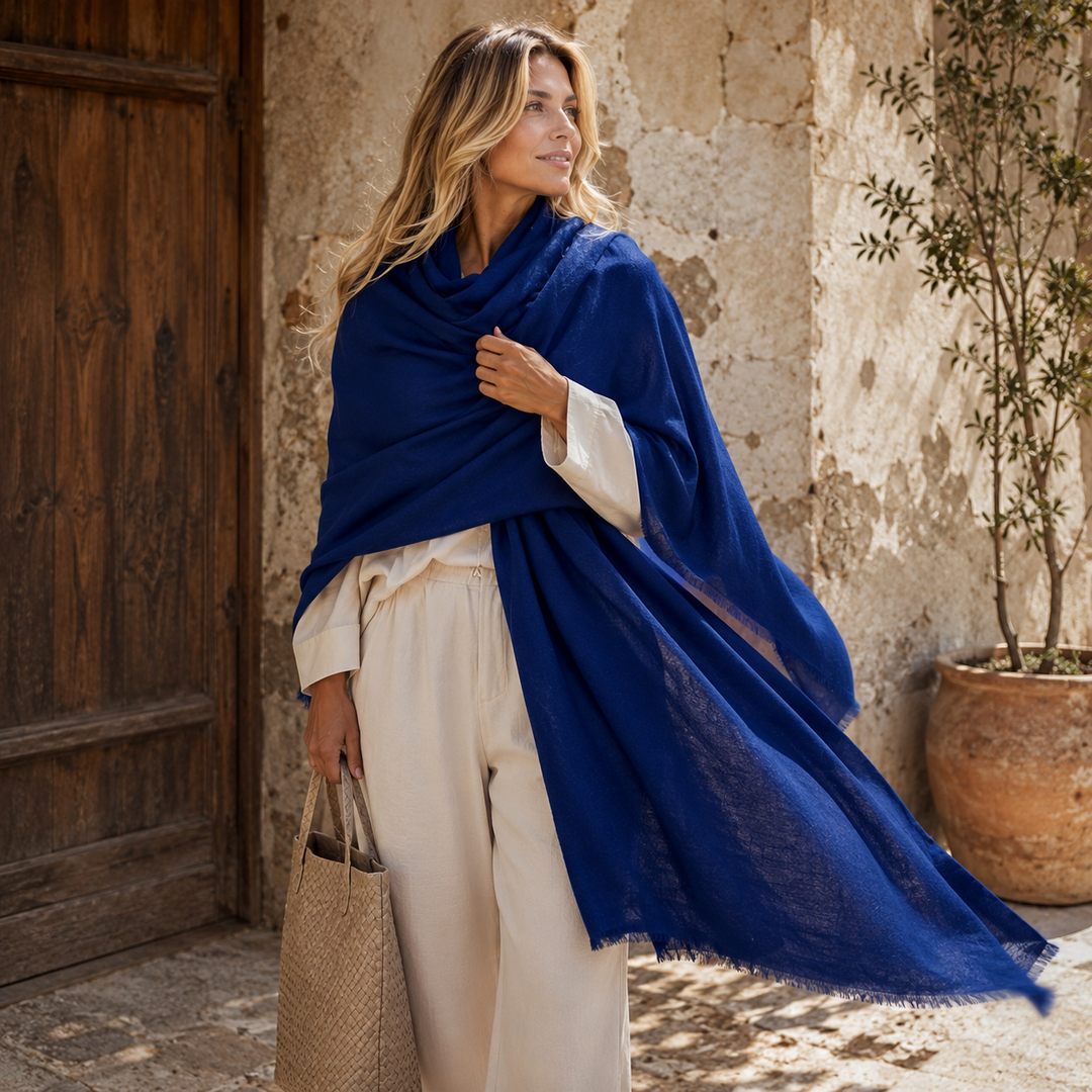 Imperial Julian handwoven pure Cashmere Travel Wrap-More Colours Available