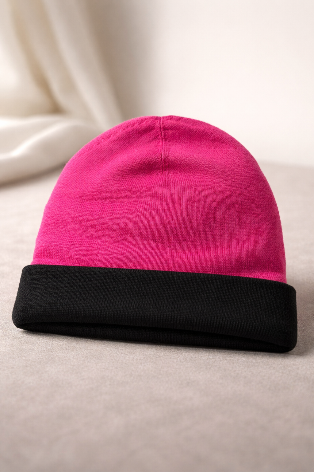 Julian Cashmere Reversible Beanie /Cap
