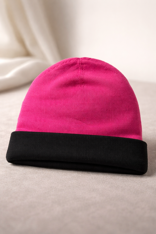 Julian Cashmere Reversible Beanie /Cap