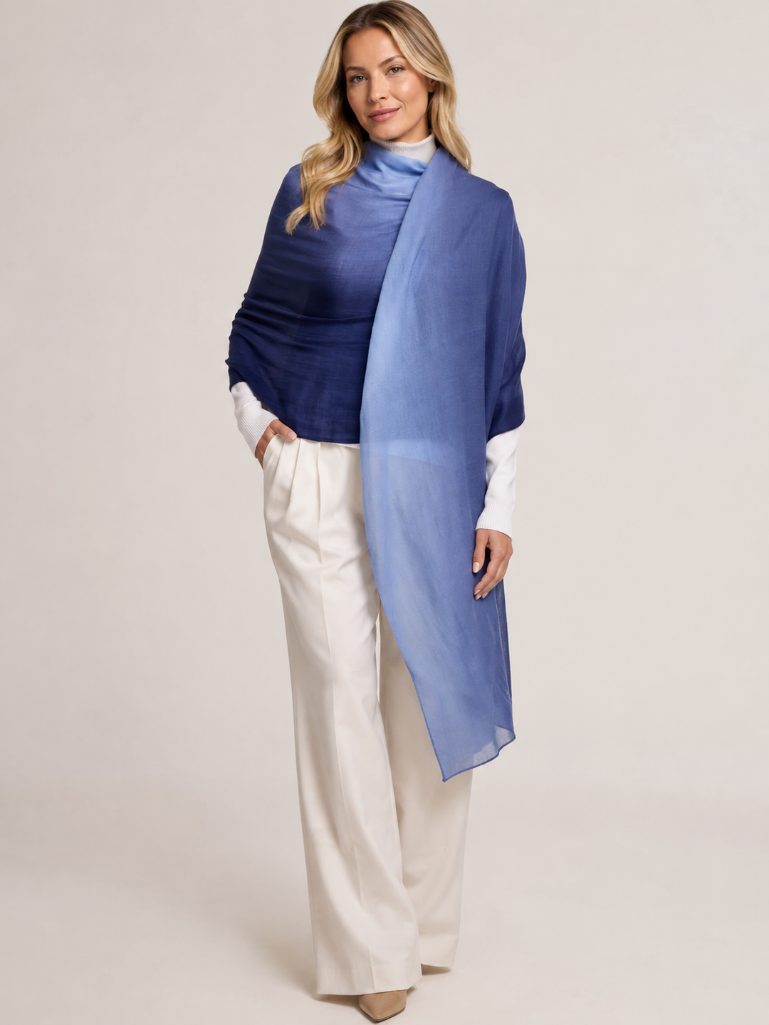 Julian 100% Ultra fine cashmere Maya oversized scarf/ wrap/ shawl-More colours available