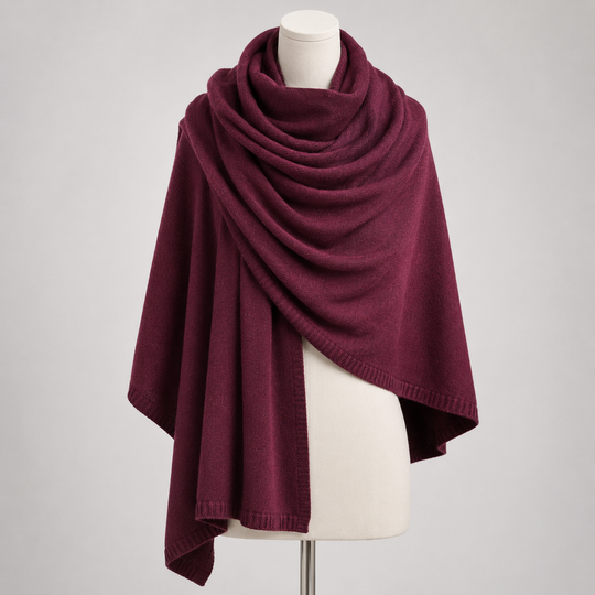 Julian knitted Cashmere Maya Travel wrap-Extra Large