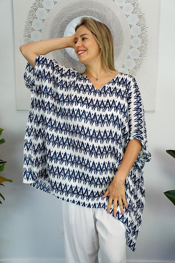 Cool breezy Maya Top Tunic KaftanOSFA 14-26