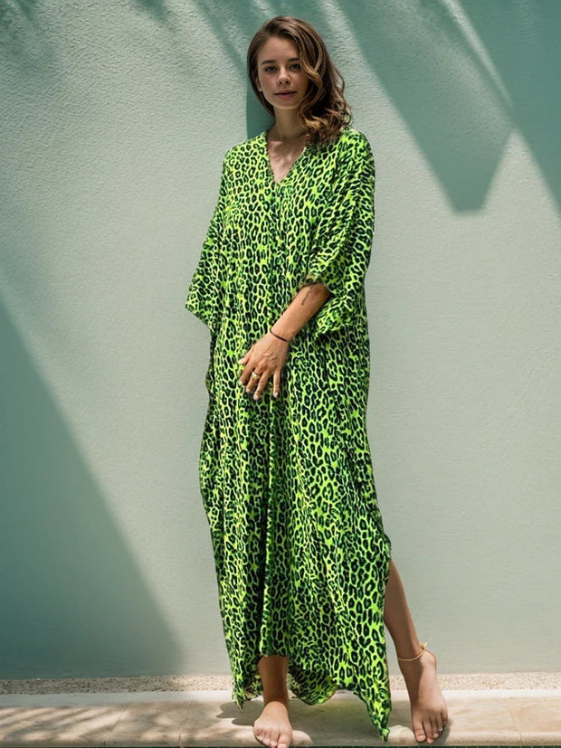 Tropical Cool breezy kaftan AU 10-18