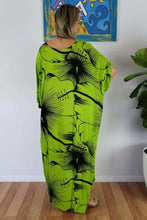 Green Maya Kaftan OSFA | Free Size Relaxed Fit