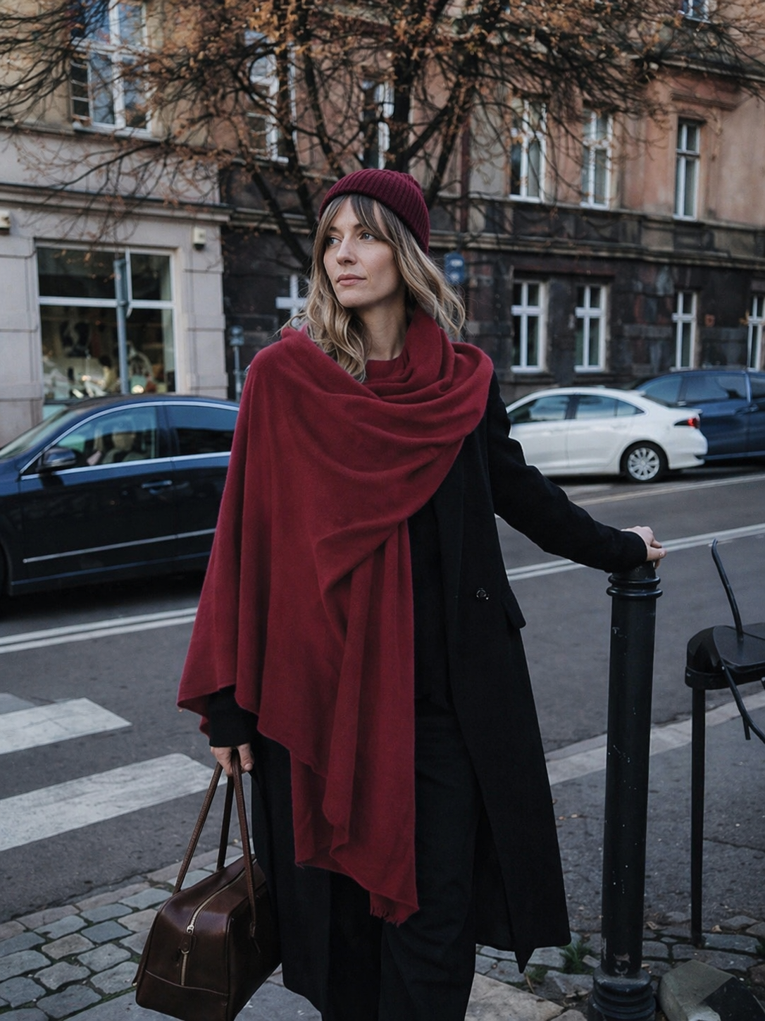 Mklane Australia -Luxury Cashmere Knit Travel Wrap – Oversized