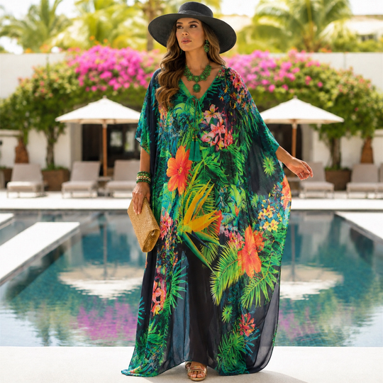 Coco Bella Milano’s Resorto Fusion kaftan 12-20