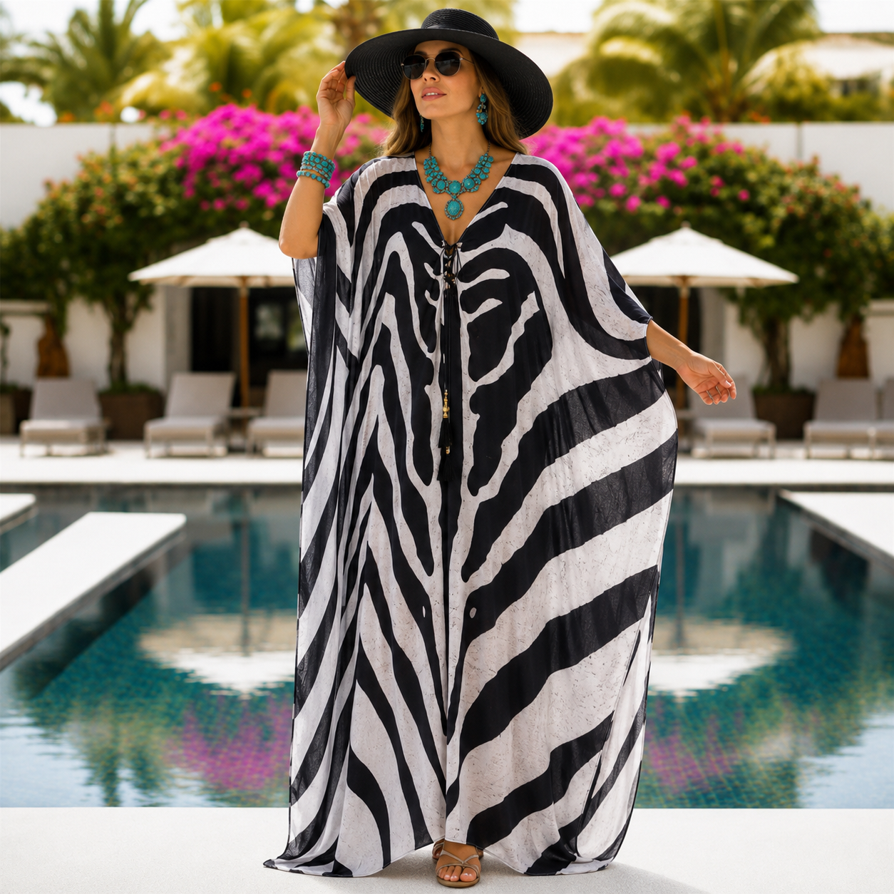 Coco Bella Milano’s Luxe kaftan 12-20