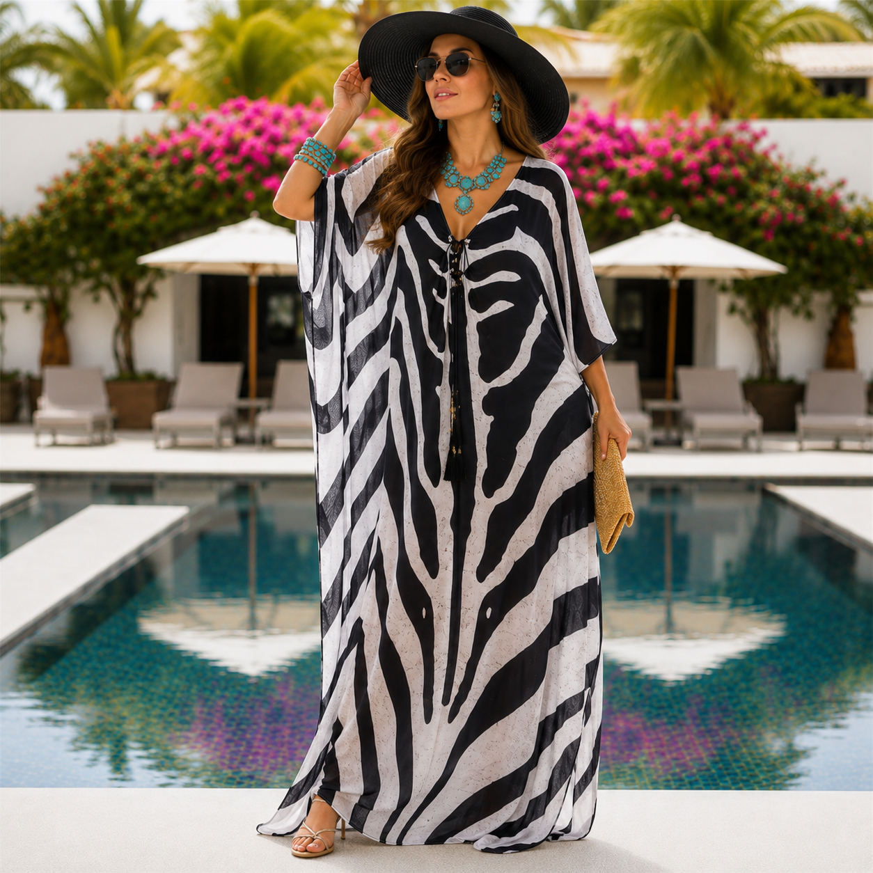Coco Bella Milano’s Luxe kaftan 12-20
