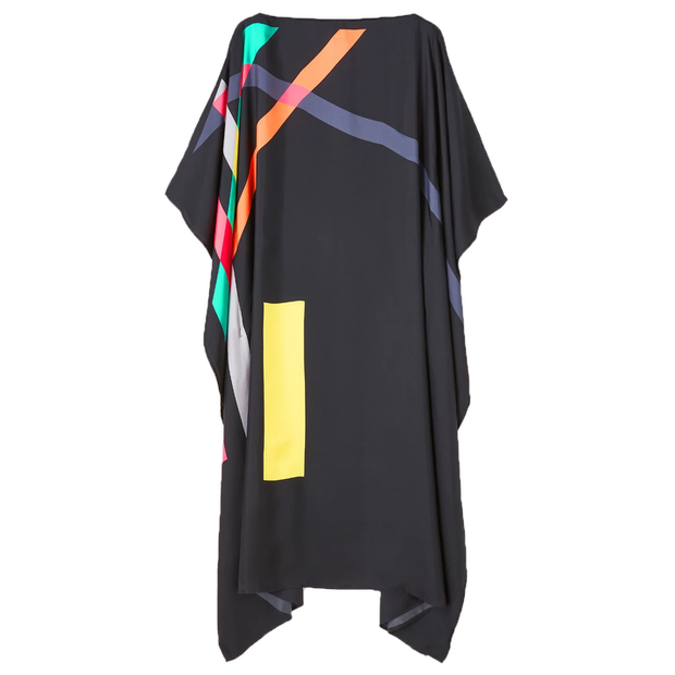 Lillie Black MIDI Kaftan Dress Sizes available AU 12-26