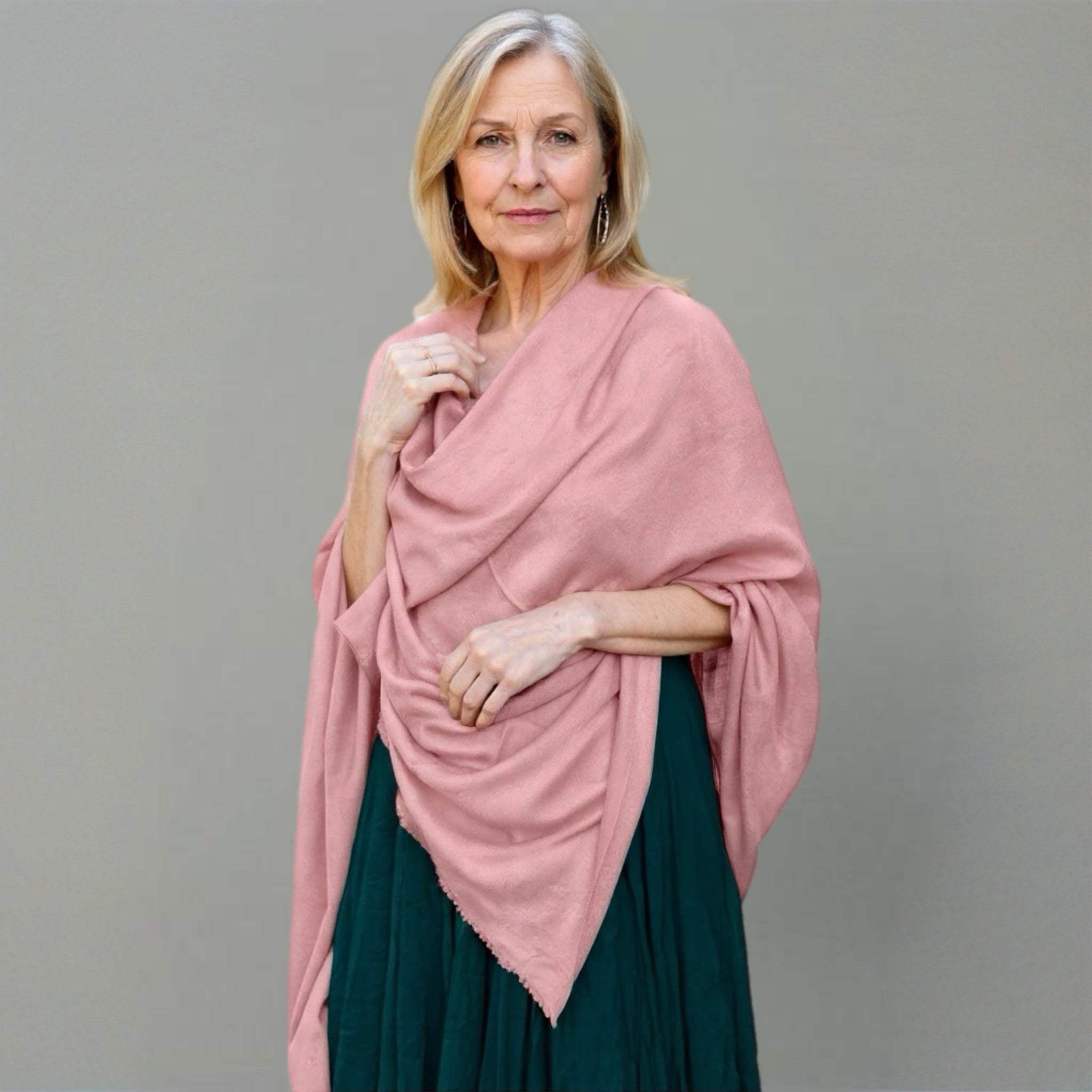 Julian 100% Ultra fine Pashmina cashmere Maya oversized scarf/ wrap/ shawl-More colours available