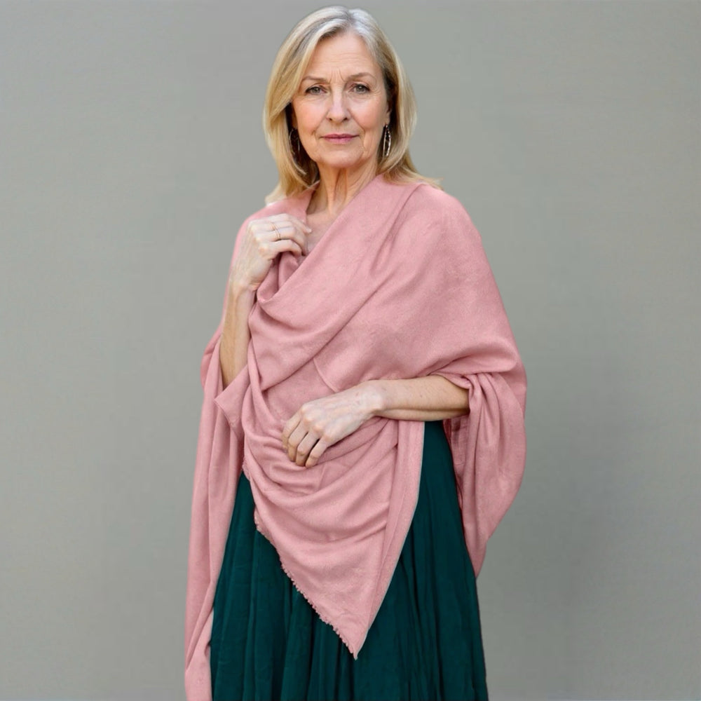 Julian 100% Ultra fine Pashmina cashmere Maya oversized scarf/ wrap/ shawl-More colours available