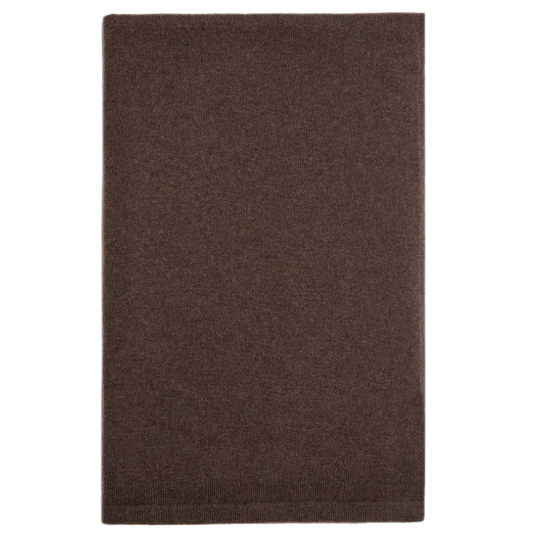 Chocolate Brown Julian 100% Cashmere 2 Ply Extra large Travel Wrap