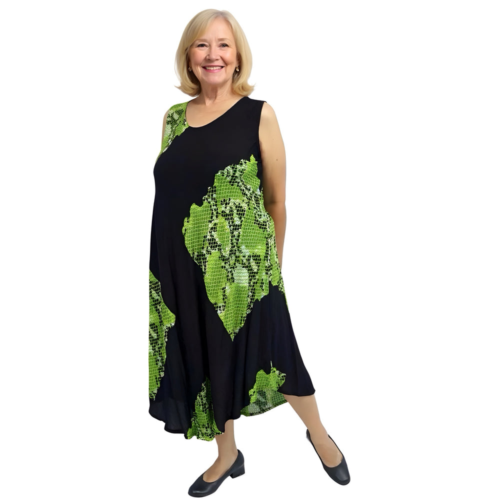 Kyra Rayon Sleeveless Dress O/S AU 10-18-More colour available