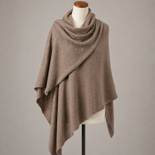 Julian knitted Cashmere Maya Travel wrap-Extra Large