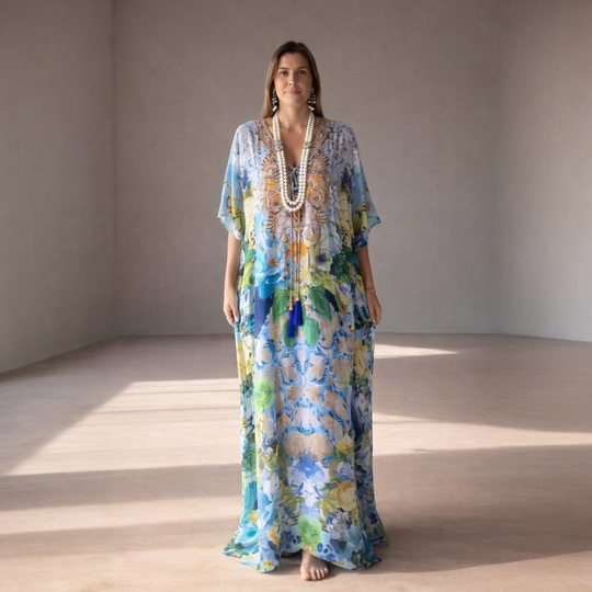Coco Bella floral kaftan  12-20