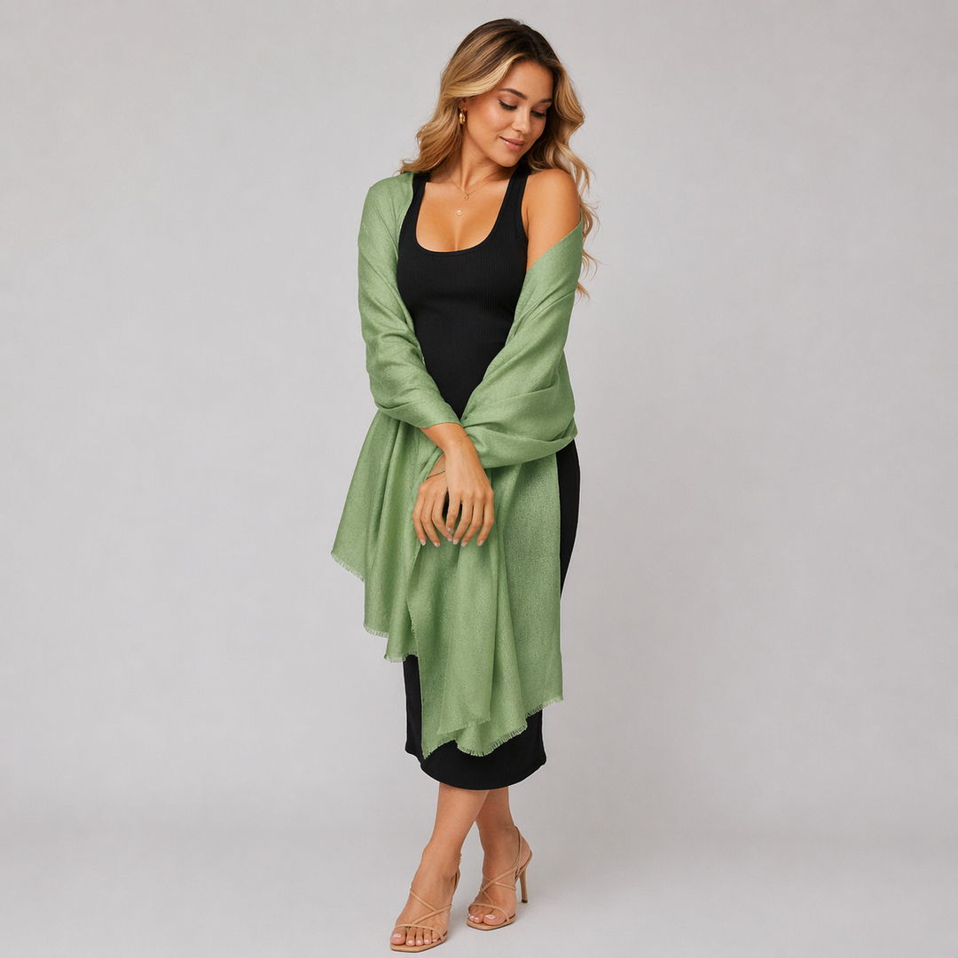 Julian Quartz cashmere oversized scarf