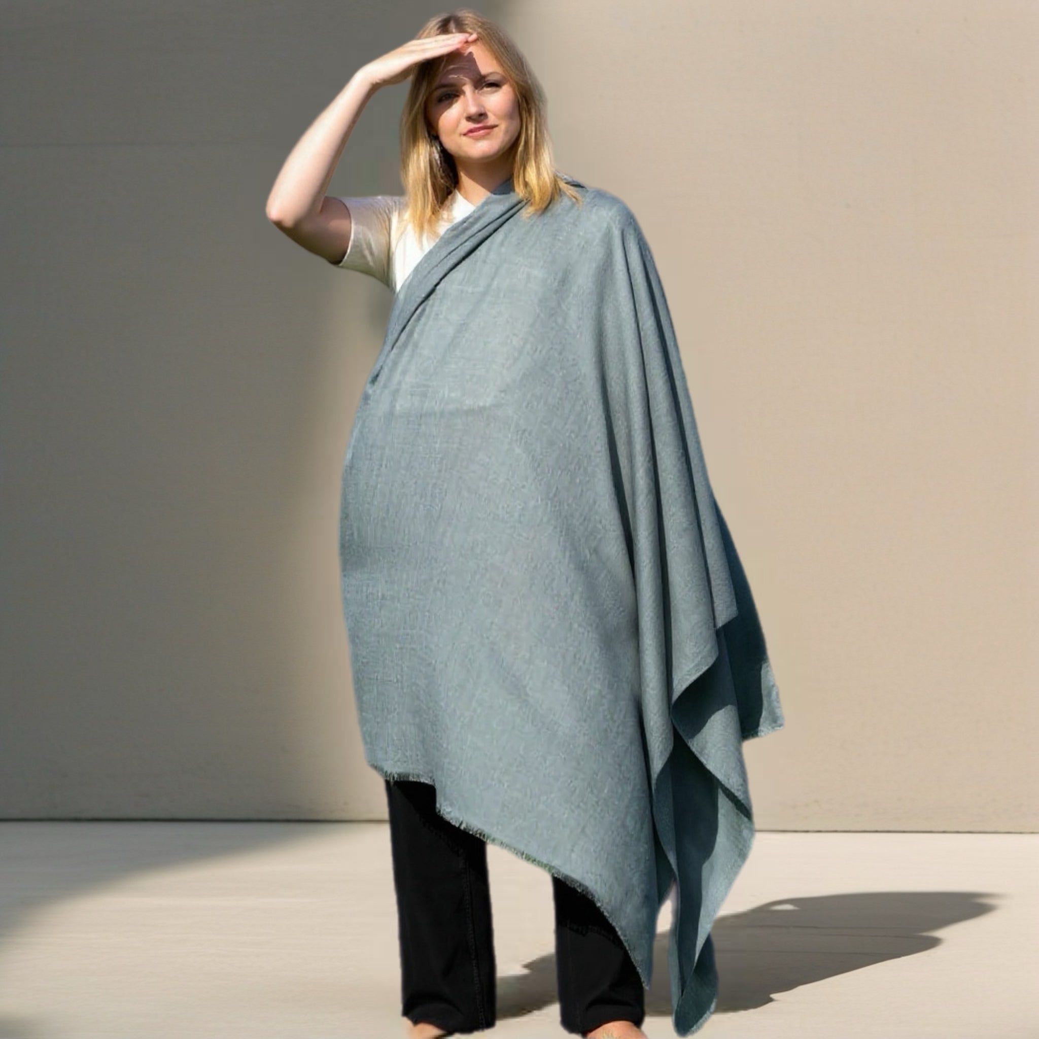 Julian 100% Ultra fine Pashmina cashmere Maya oversized scarf/ wrap/ shawl-More colours available