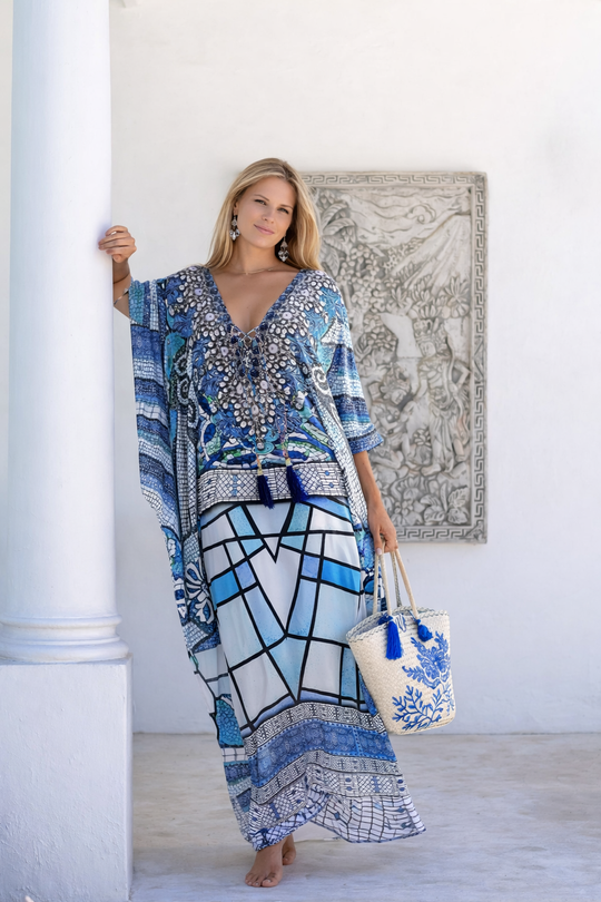 Mia Kaftan with Front Tie Size AU 12-20