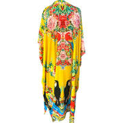 Colourful Maya Silk mix embellished kaftan AU 12-28
