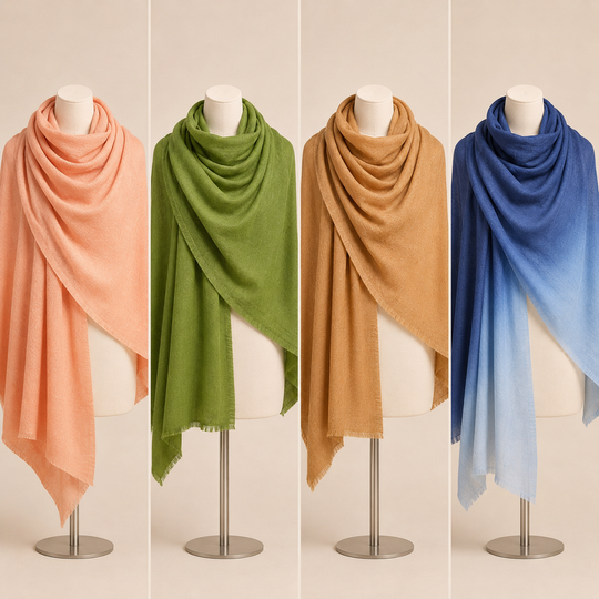 Julian 100% Ultra fine cashmere Maya oversized scarf/ wrap/ shawl-More colours available