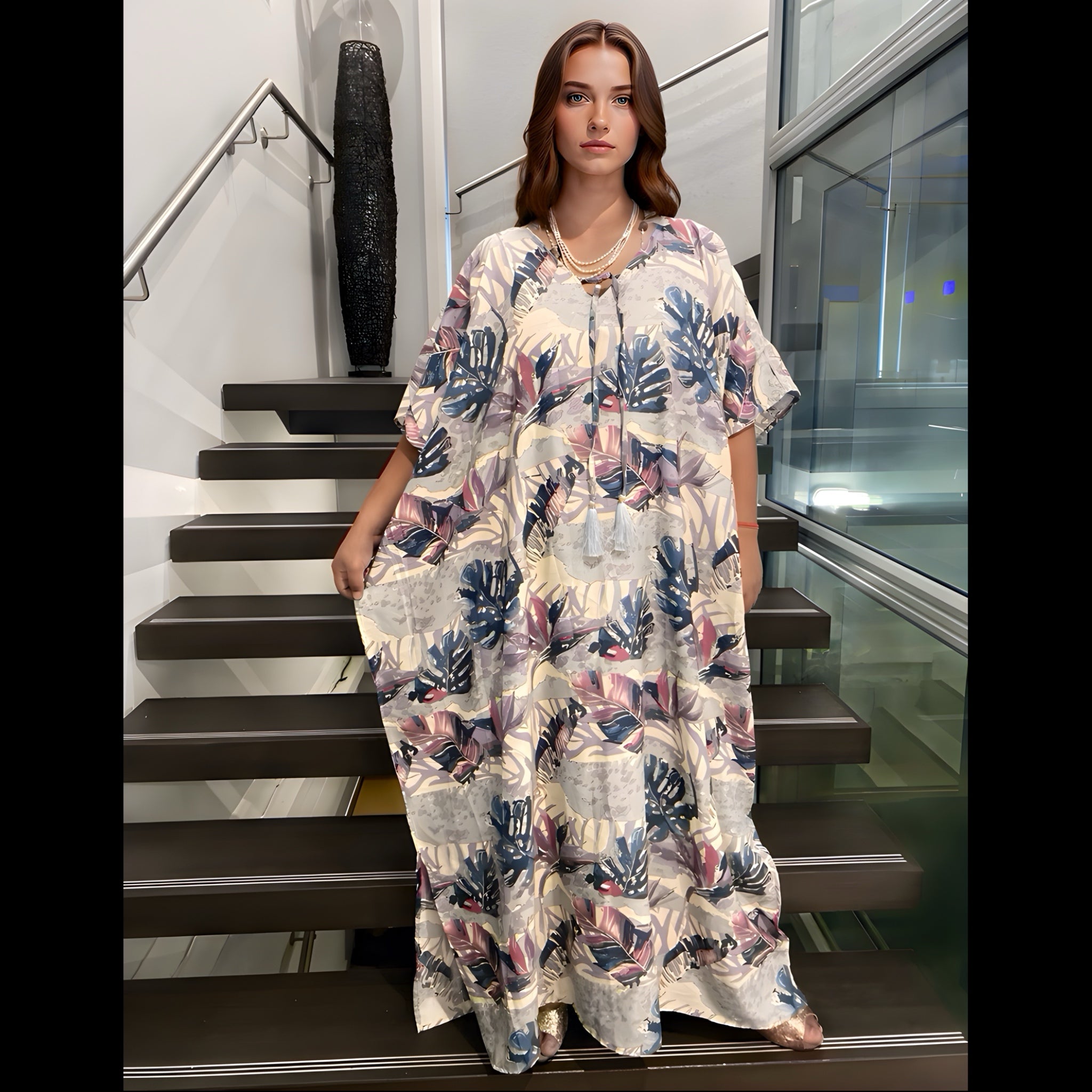 Maya Summer Kaftan Sizes Available AU 10-30