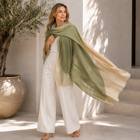 Julian 100% Ultra fine cashmere Maya oversized scarf/ wrap/ shawl-More colours available