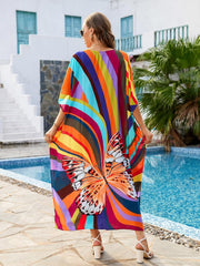 Colourful Loose, casual Caftan - Mklane AU 10-18