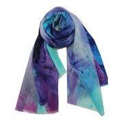 Purple Rush 100% Australian Merino Wool Julian Scarf