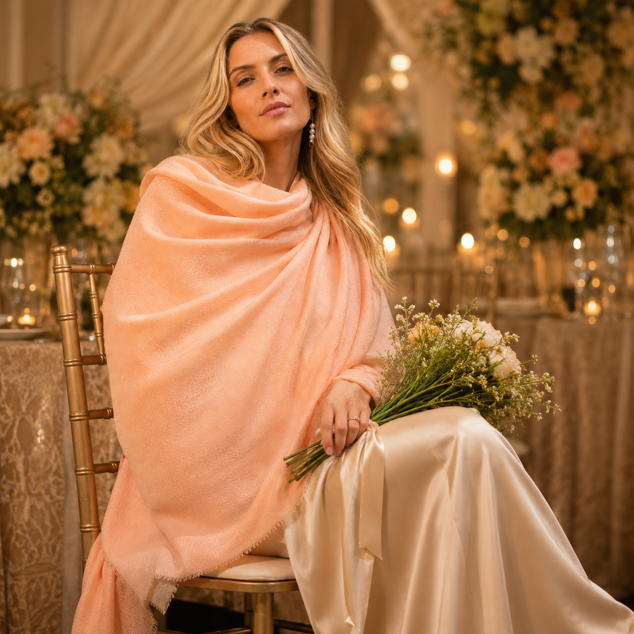 Julian 100% Ultra fine cashmere Maya oversized scarf/ wrap/ shawl-More colours available