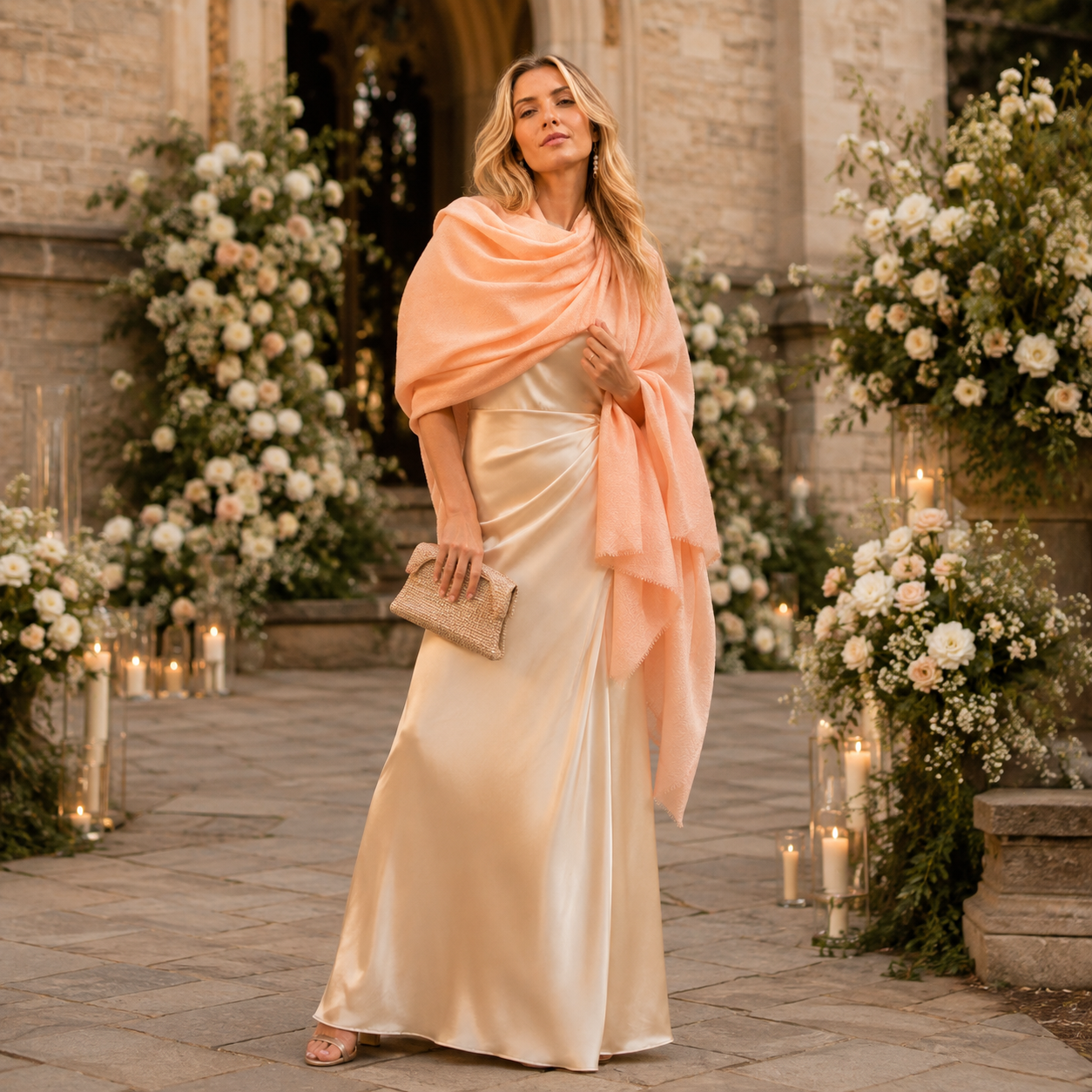 Julian 100% Ultra fine cashmere Maya oversized scarf/ wrap/ shawl-More colours available