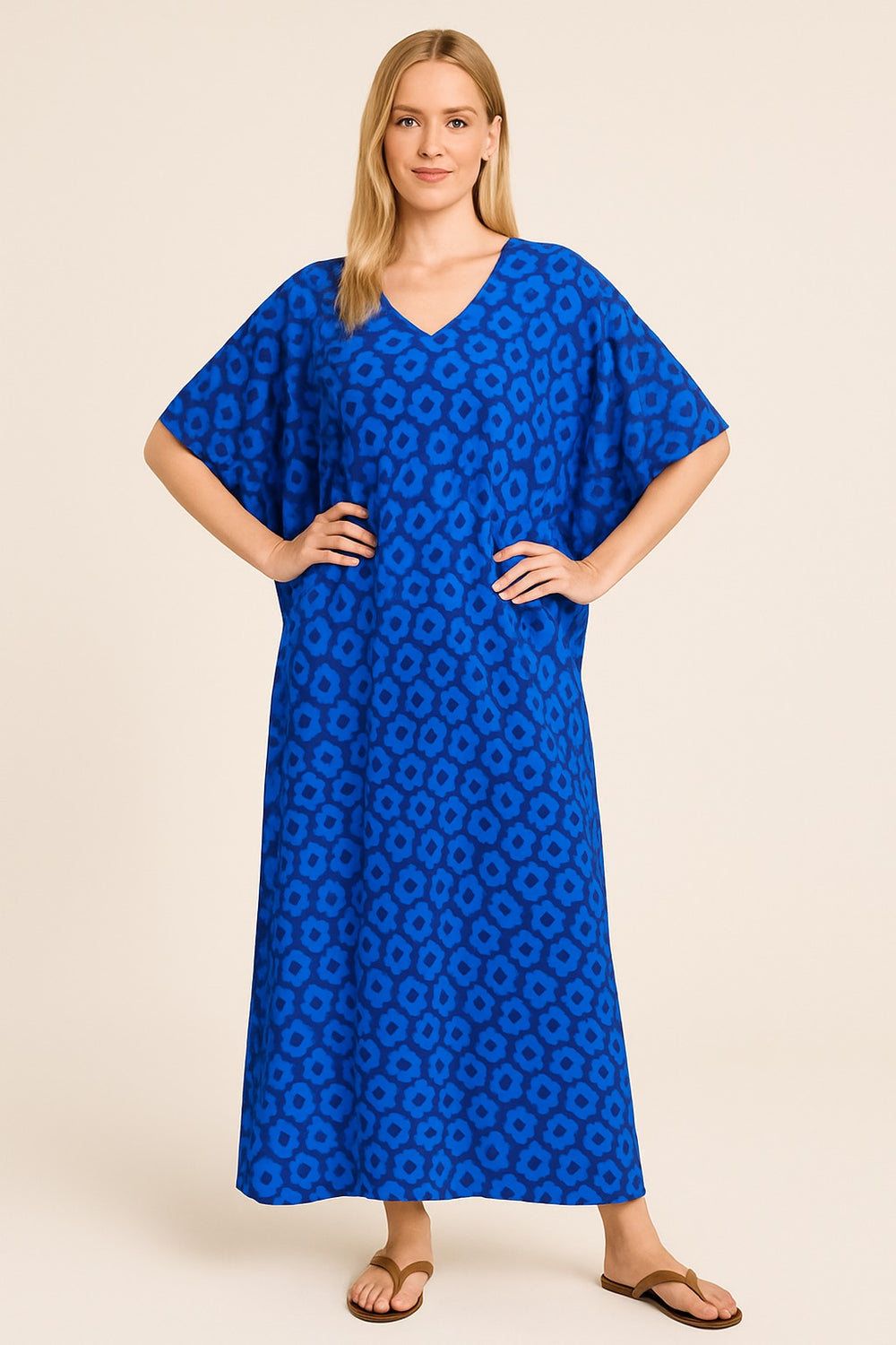 Coco Bella Rayon kaftan dress - Sizes Available AU 14-30