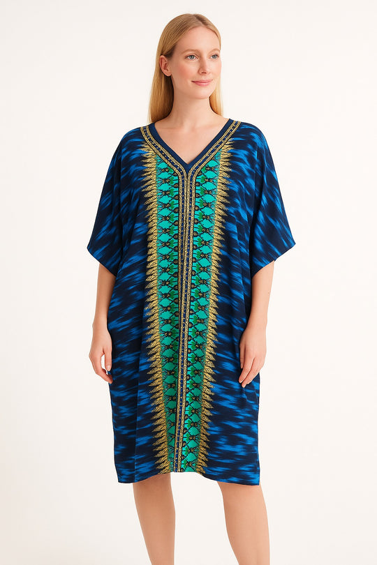 Maya Short Kaftan Top Tunic Sizes Available AU 14-30