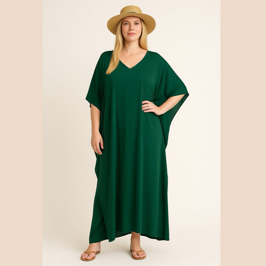 Green Cruising MAYA Kaftan Maxi Dress Sizes Available AU 12-30