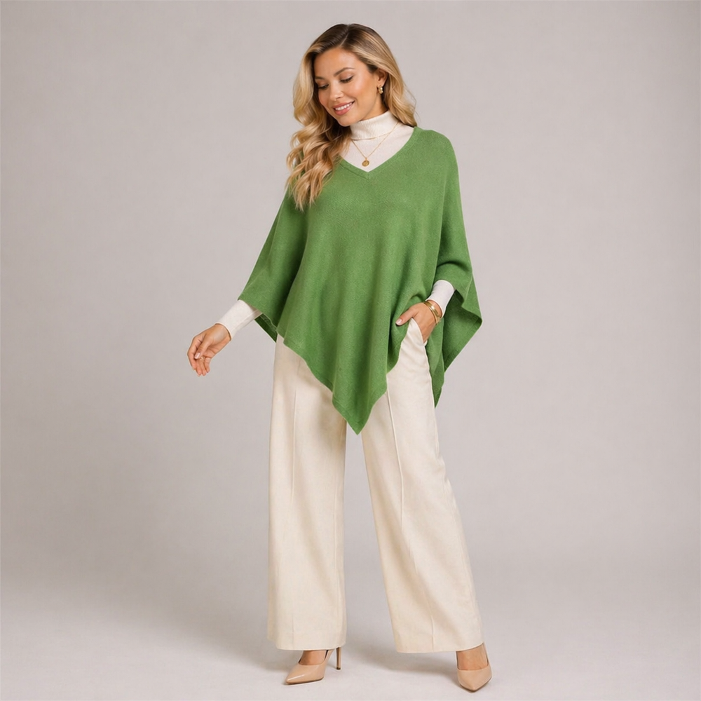 Julian Pure Cashmere Poncho -More Colour Available