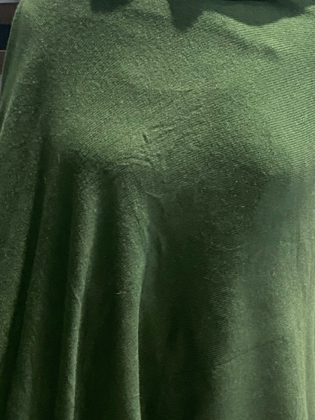 Green Julian Knitted Cashmere Extra large Travel Wrap