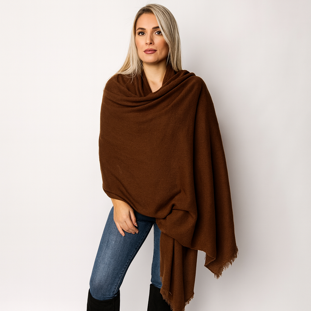 Imperial Julian handwoven pure Cashmere Travel Wrap-More Colours Available